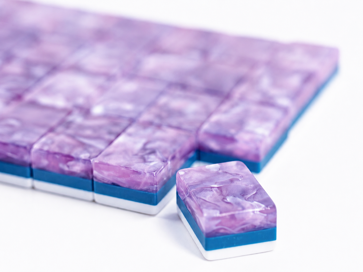 PANDATIME Garden Party Mahjong Set - Lavender Cloud