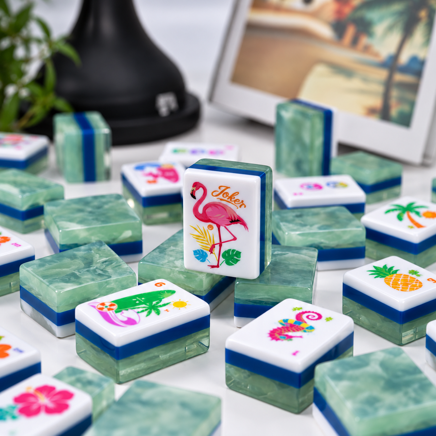 Custom American Mahjong acrylic design