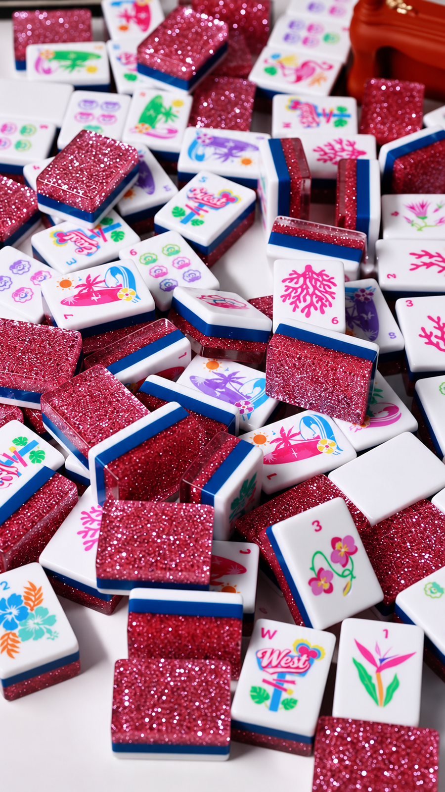 Custom American Mahjong acrylic design