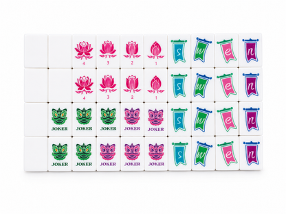 PANDATIME Garden Party Mahjong Set - Lavender Cloud