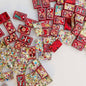 Luxury Red & Gold American Mahjong Set – Floral, Botanical & Jewel-Inspired Design