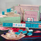 PANDATIME Garden Party Mahjong Set - Aqua Lagoon