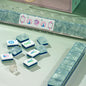 PANDATIME Garden Party Mahjong Set - Moonstone Pearl