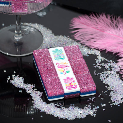 PANDATIME Palm Beach Mahjong Set - Pink Stardust